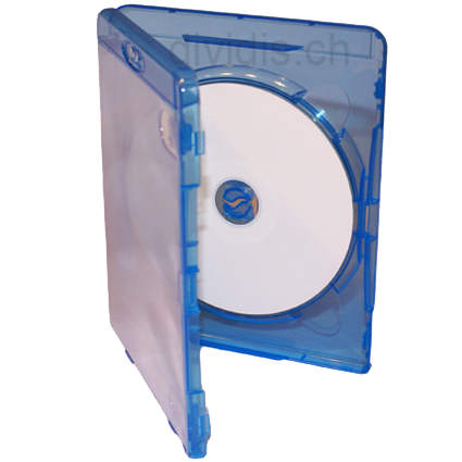 Blu-ray DVD HÜLLE Amaray, blau, 11mm, für 1 Disc