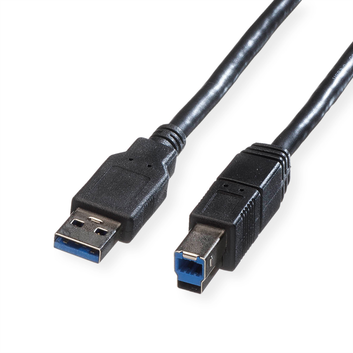 ROLINE USB-A-B, Datenkabel 11.02.887 Black, ST/ST, 3.2 Gen1 3m
